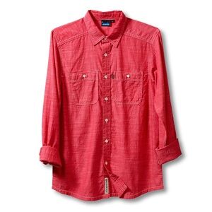 KAVU Charelstown Long Sleeve Button Down Shirt Men’s Medium